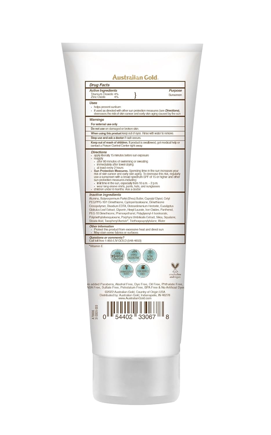 BLOQUEADOR + BB CREAM 50 SPF TONO MEDIO 88 ML AUSTRALIAN GOLD