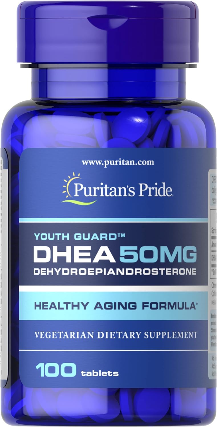 DHEA 50 MG PURITANS PRIDE 100 TABLETAS