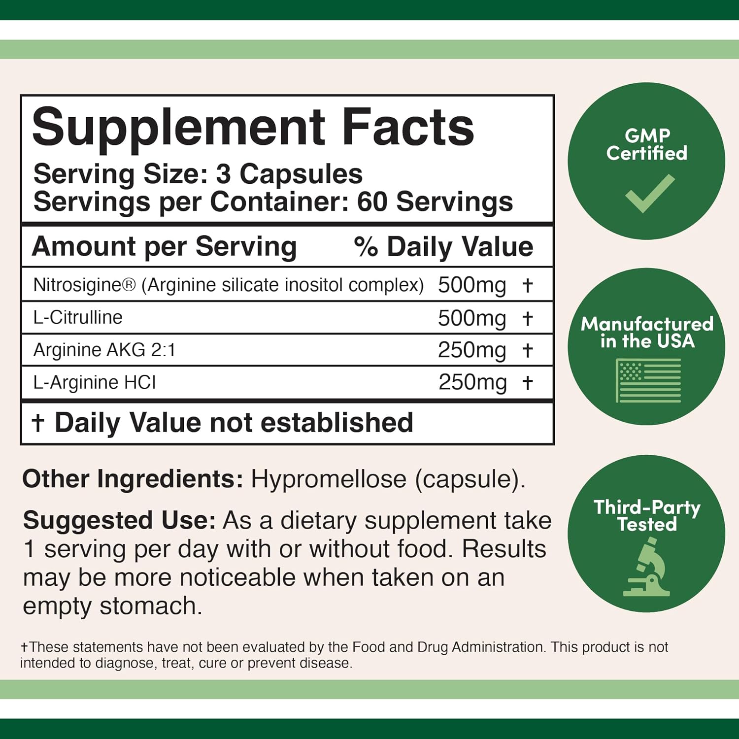 ÓXIDO NÍTRICO BOOSTER DOUBLE WOOD 1500 MG 180 CAPSULAS NITRIC OXIDE BOOSTER