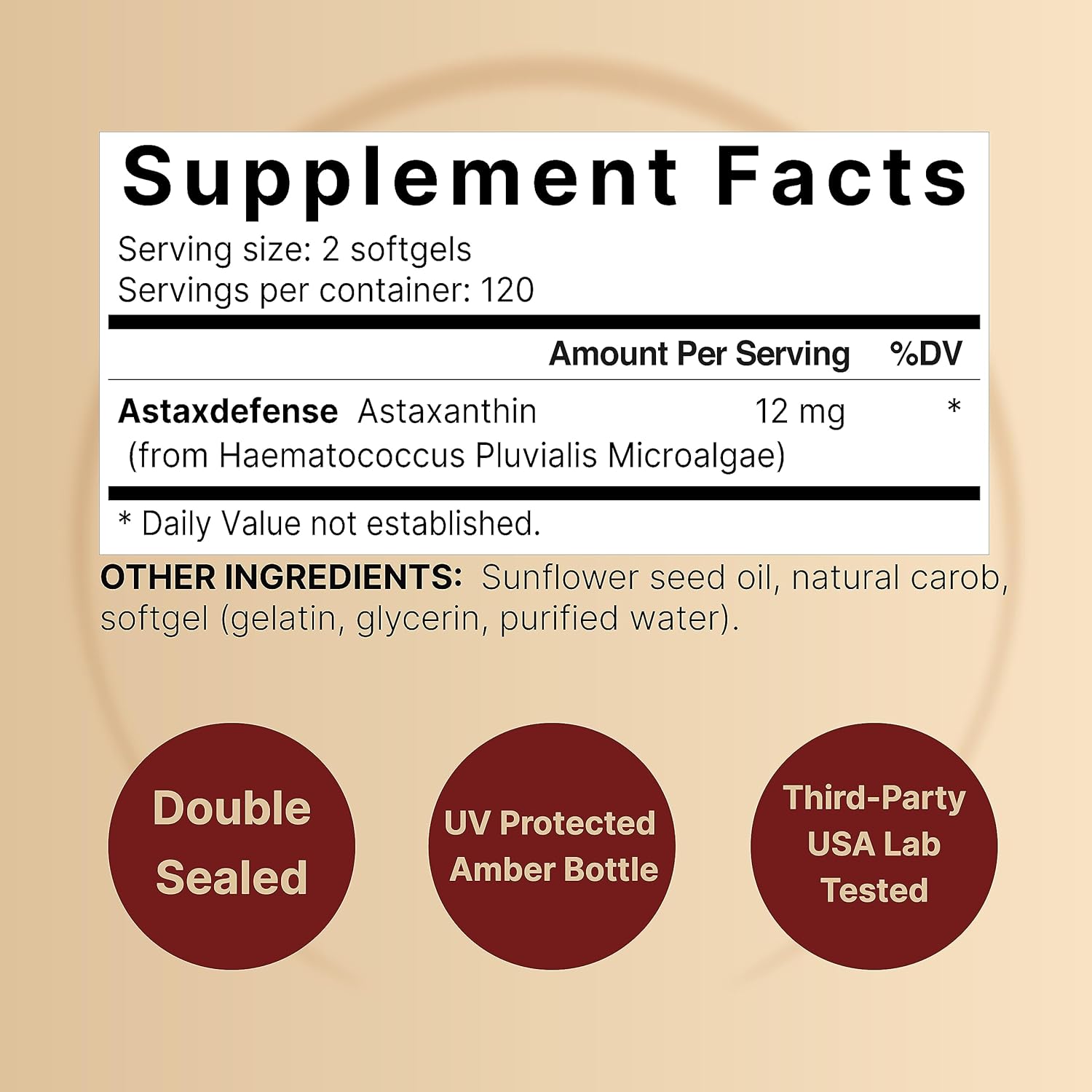 ASTAXANTINA NATUREBELL 12 MG 240 CAPSULAS BLANDAS