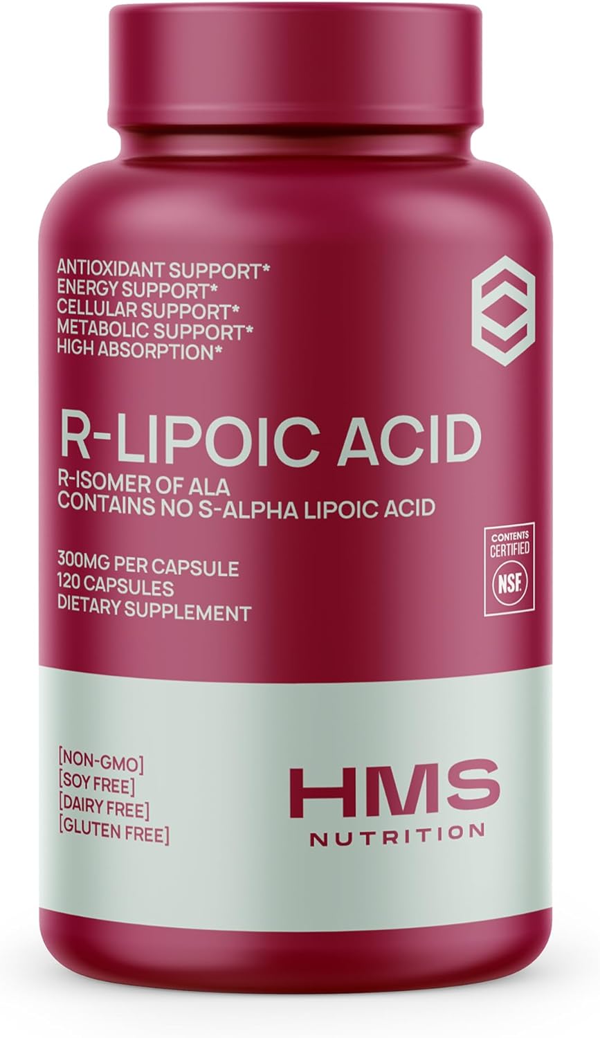 ACIDO LIPOICO 300 MG 120 CAPSULAS VEGANO HMS NUTRITION