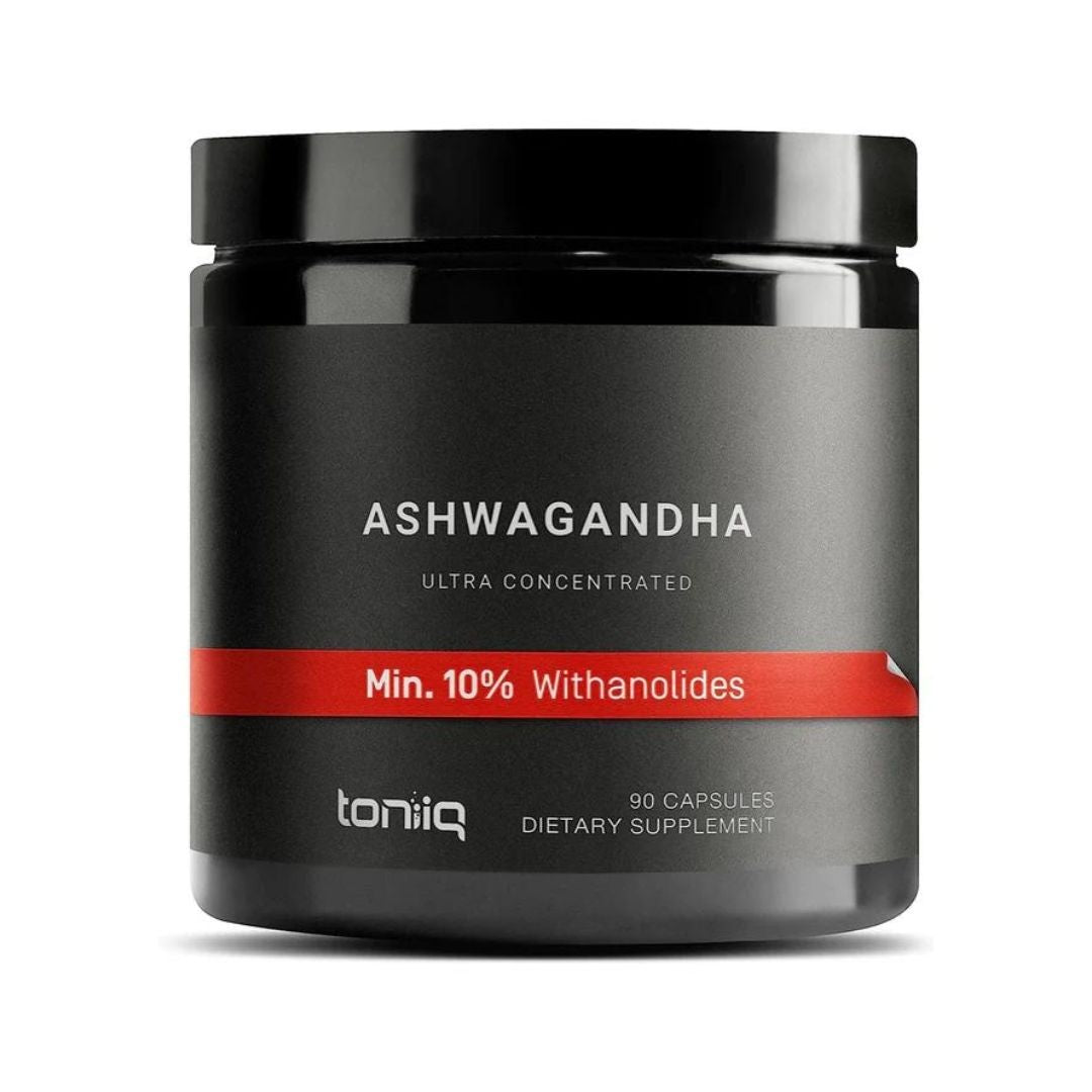 ASHWAGANDHA 1,310 MG + EXTRACTO DE PIMIENTA NEGRA 10 MG 90 CAPSULAS TONIIQ BLACK PEPPER EXTRACT