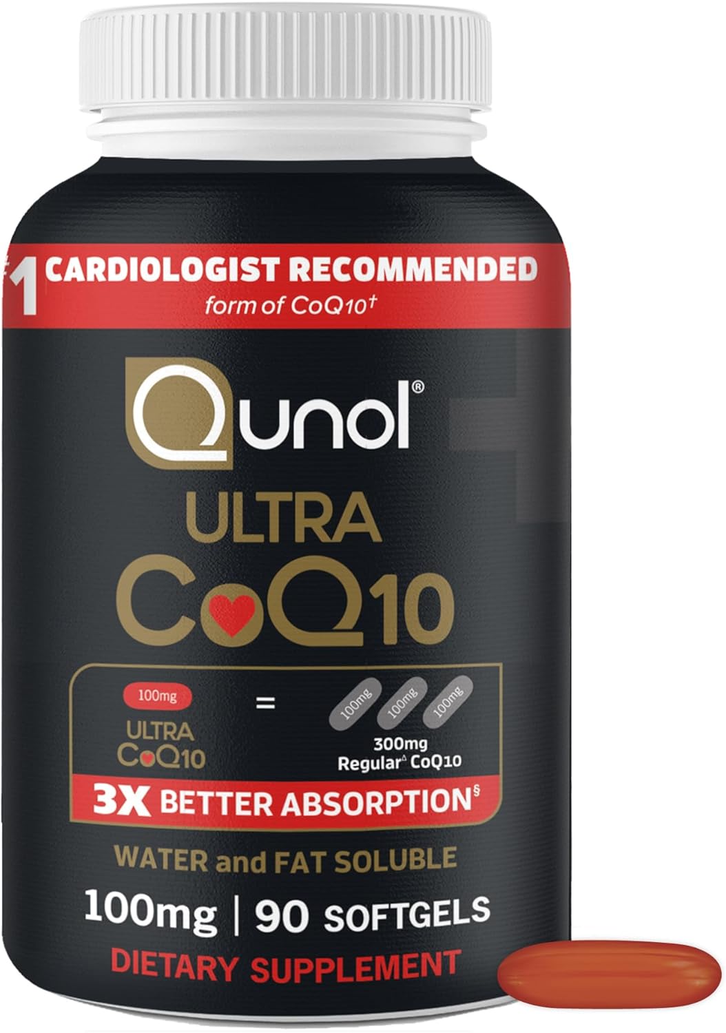 COENZIMA Q10 ULTRA 100 MG COQ10 90 CAPSULAS VEGETALES QUNOL