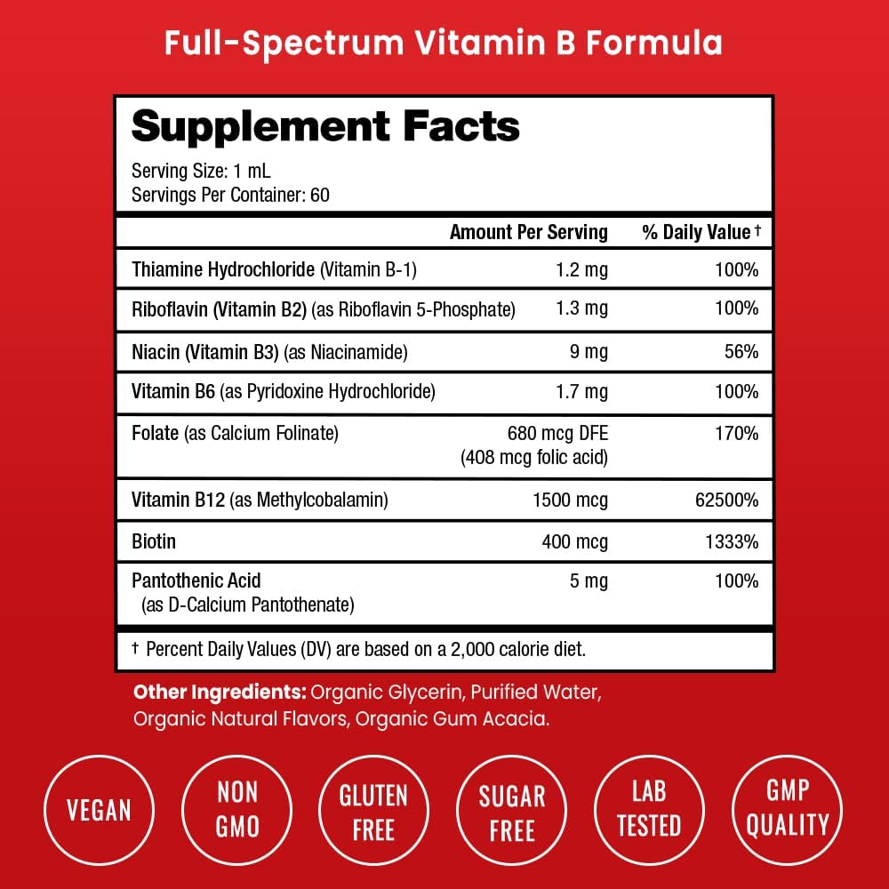 COMPLEJO B 60 ML 60 SERVICIOS SIN GMO VEGANO NUTRACHAMPS