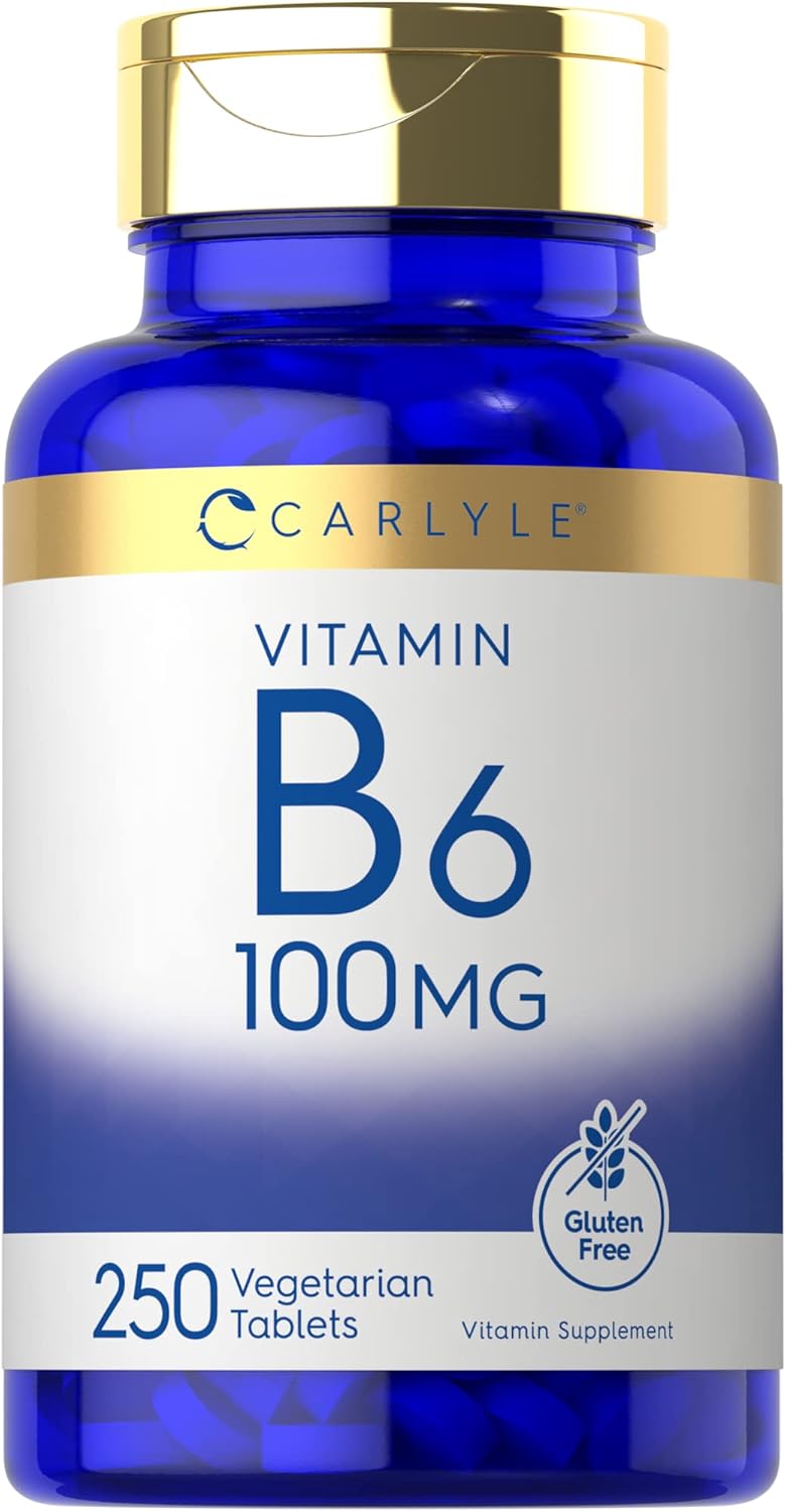 VITAMINA B6 100 MG 250 TABLETAS CARLYLE