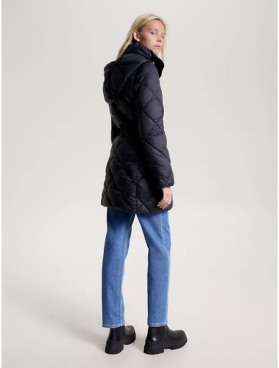 Belted Quilted Coat