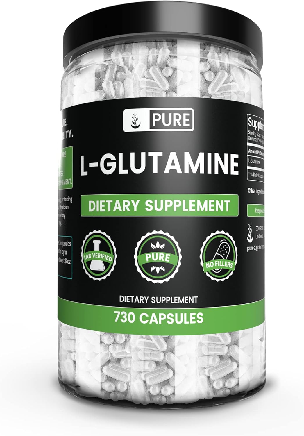 GLUTAMINA 970 MG 730 CAPSULAS PURE GLUTAMINE
