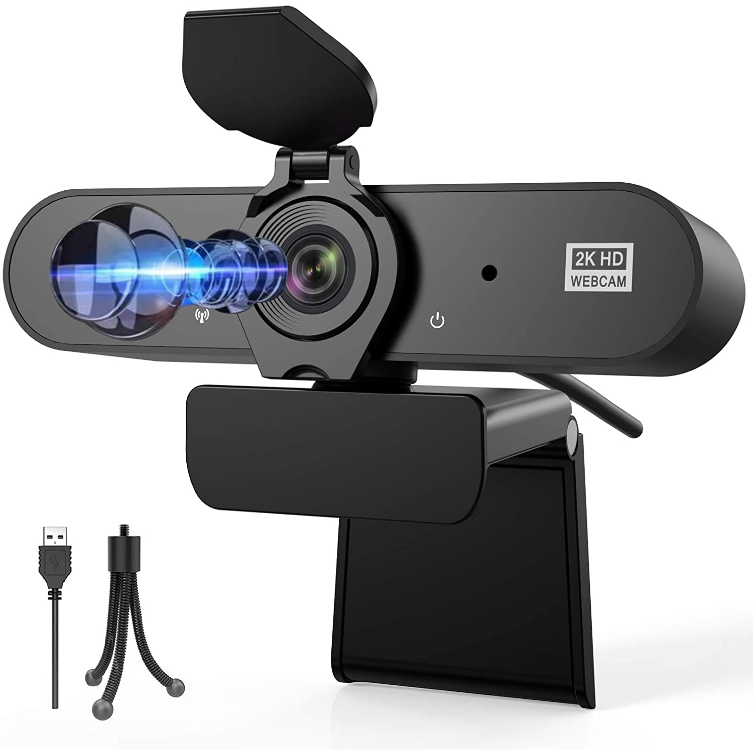 CAMARA WEB 2560P 2K AUXIFY WEBCAM CON MICROFONO