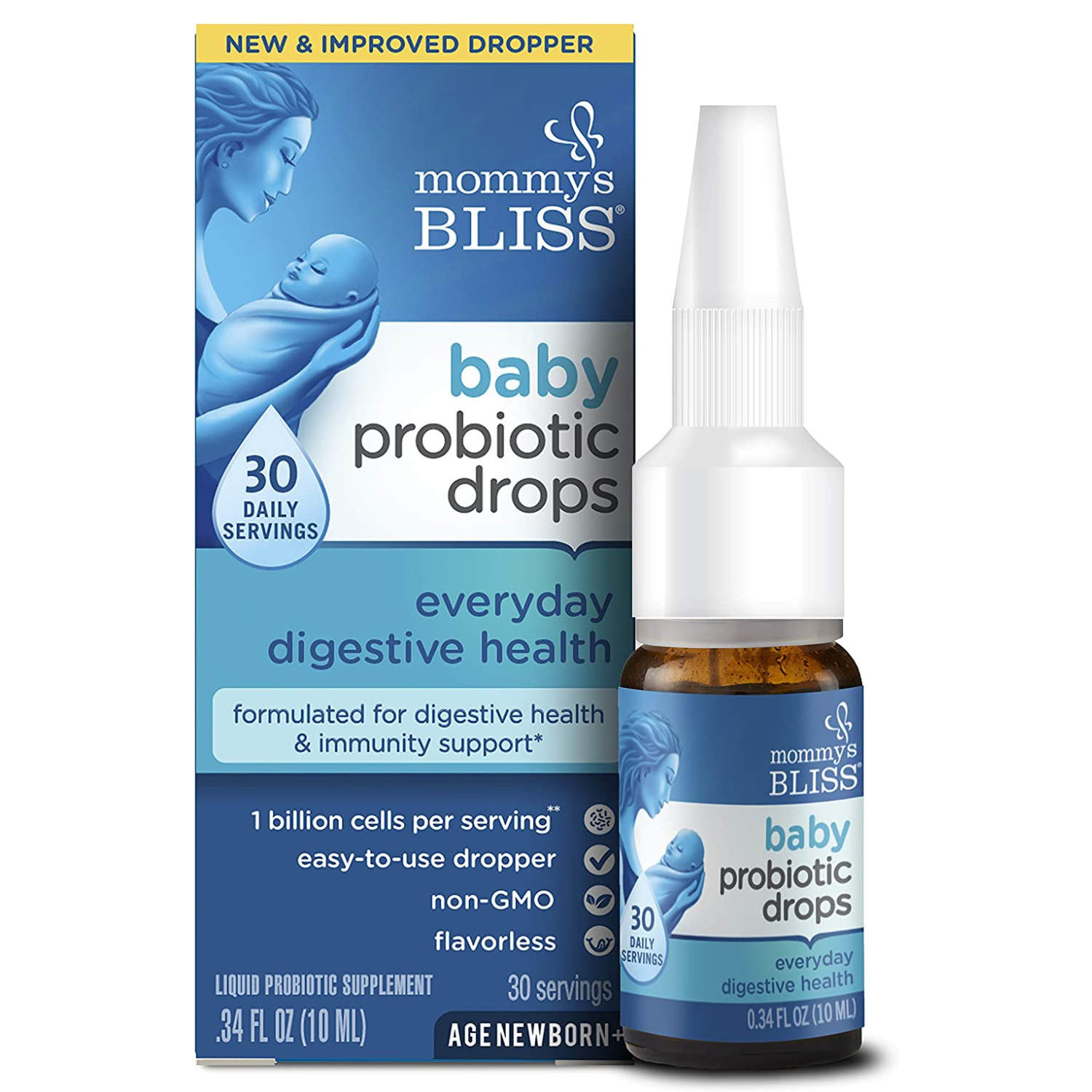 PROBIOTICOS LIQUIDO PARA BEBES X 1 BILLON CFU 10 ML MOMMYS BLISS