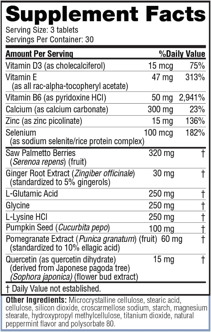 PROSTATA COMPLEJO 1687 MG 90 TABLETAS REAL HEALTH