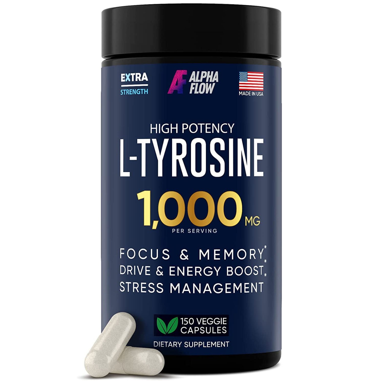L TIROSINA 1000 MG 150 CAPSULAS ALPHA FLOW