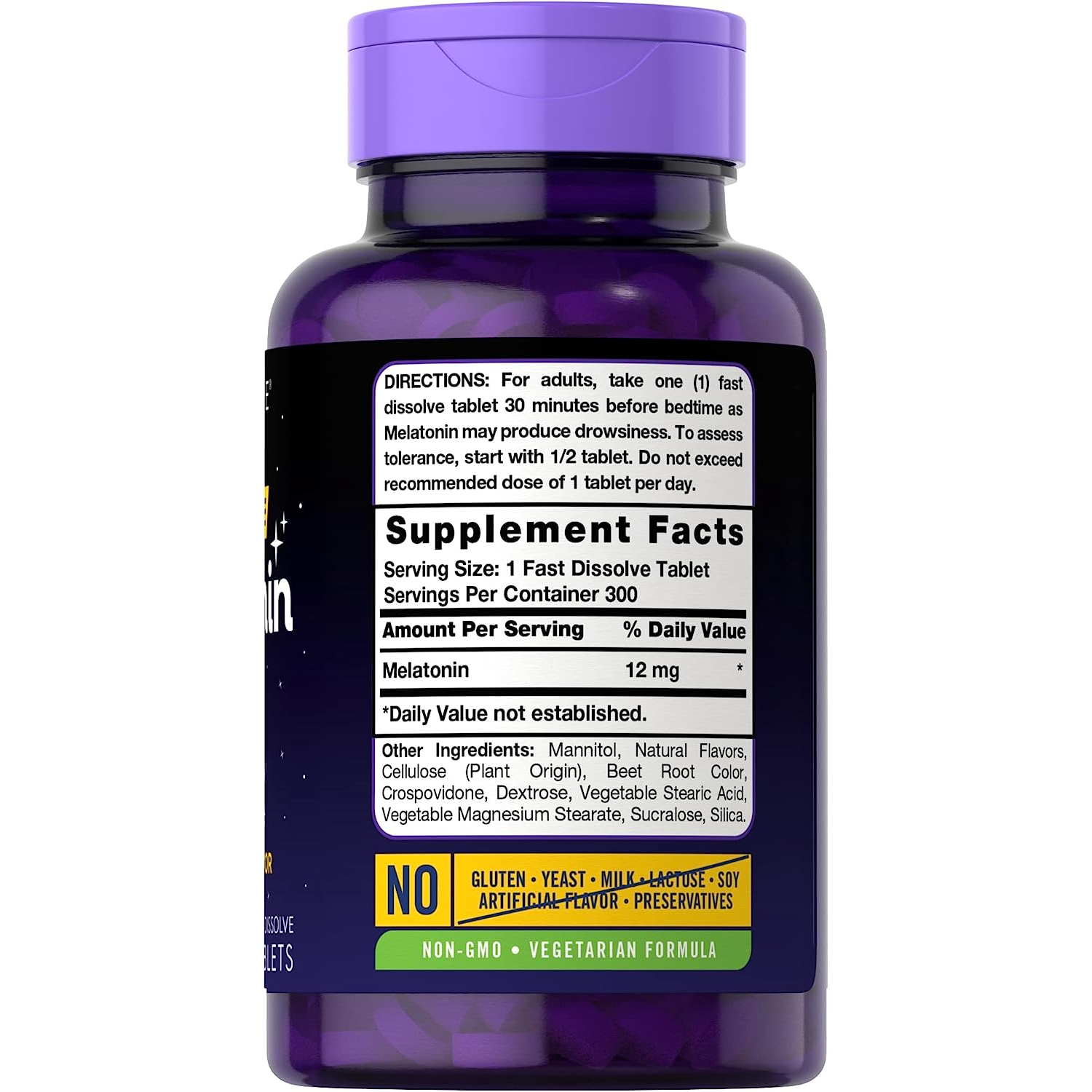 MELATONINA CARLYLE 12 MG 300 TABLETAS SUBLINGUALES