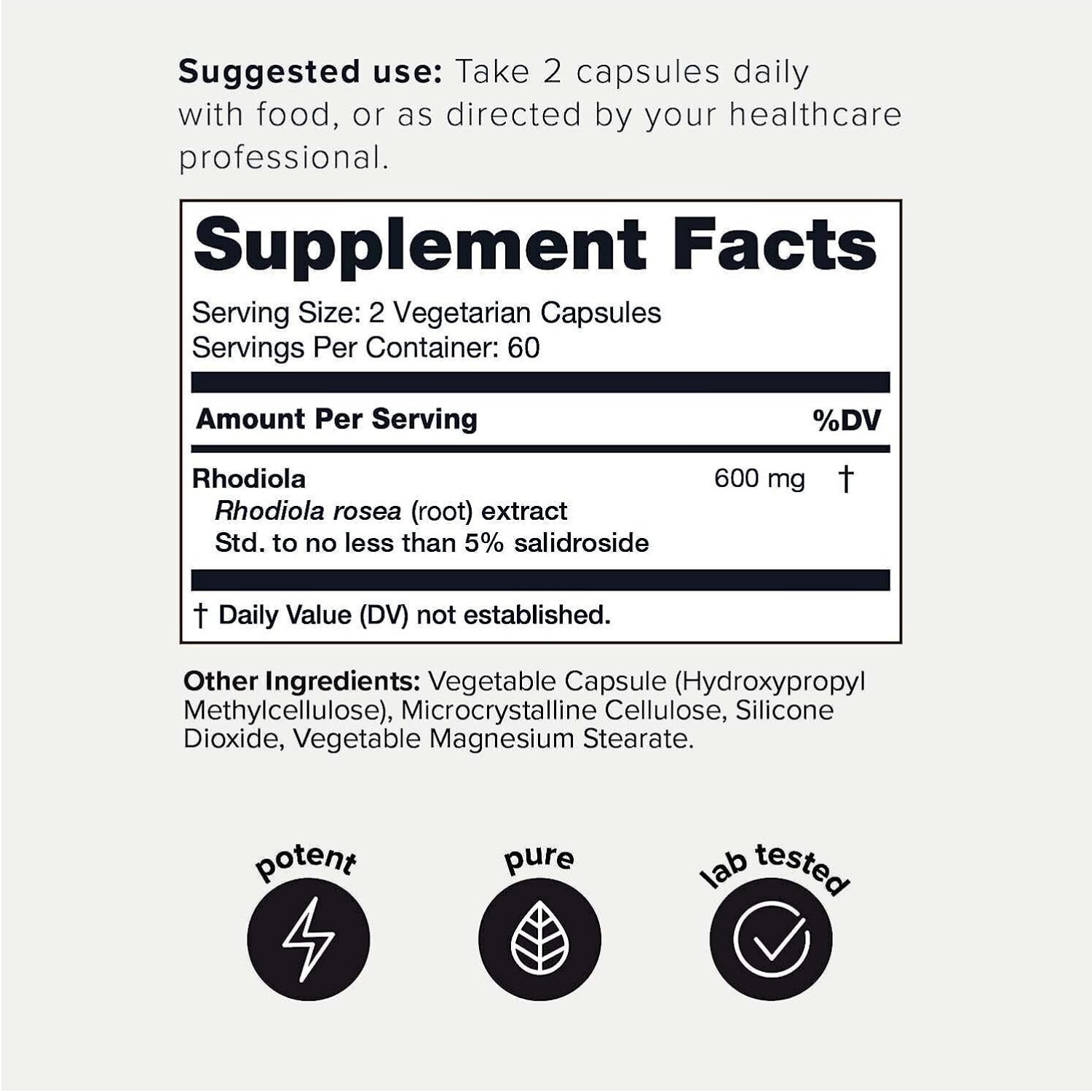 RODIOLA ULTRA CONCENTRADO 600MG 120 CAPSULAS TONIIQ