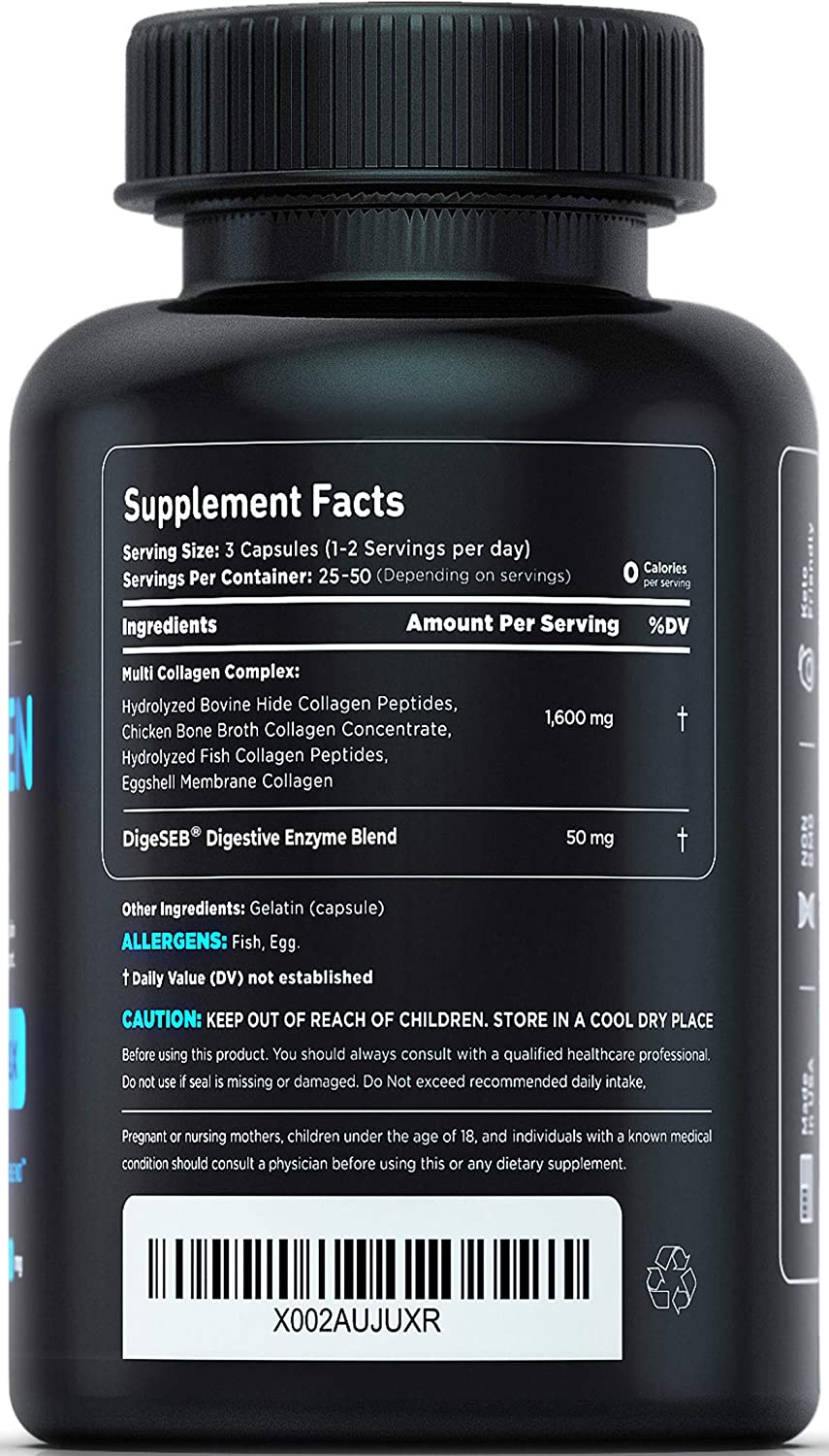 COLAGENO MULTI HIDROLIZADO 3300 MG 150 CAPSULAS VITAL VITAMINS