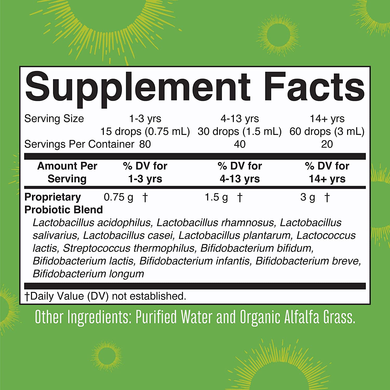 PROBIOTICOS ORGANICOS LIQUIDO 12 CEPAS 60 ML MARYRUTH´S