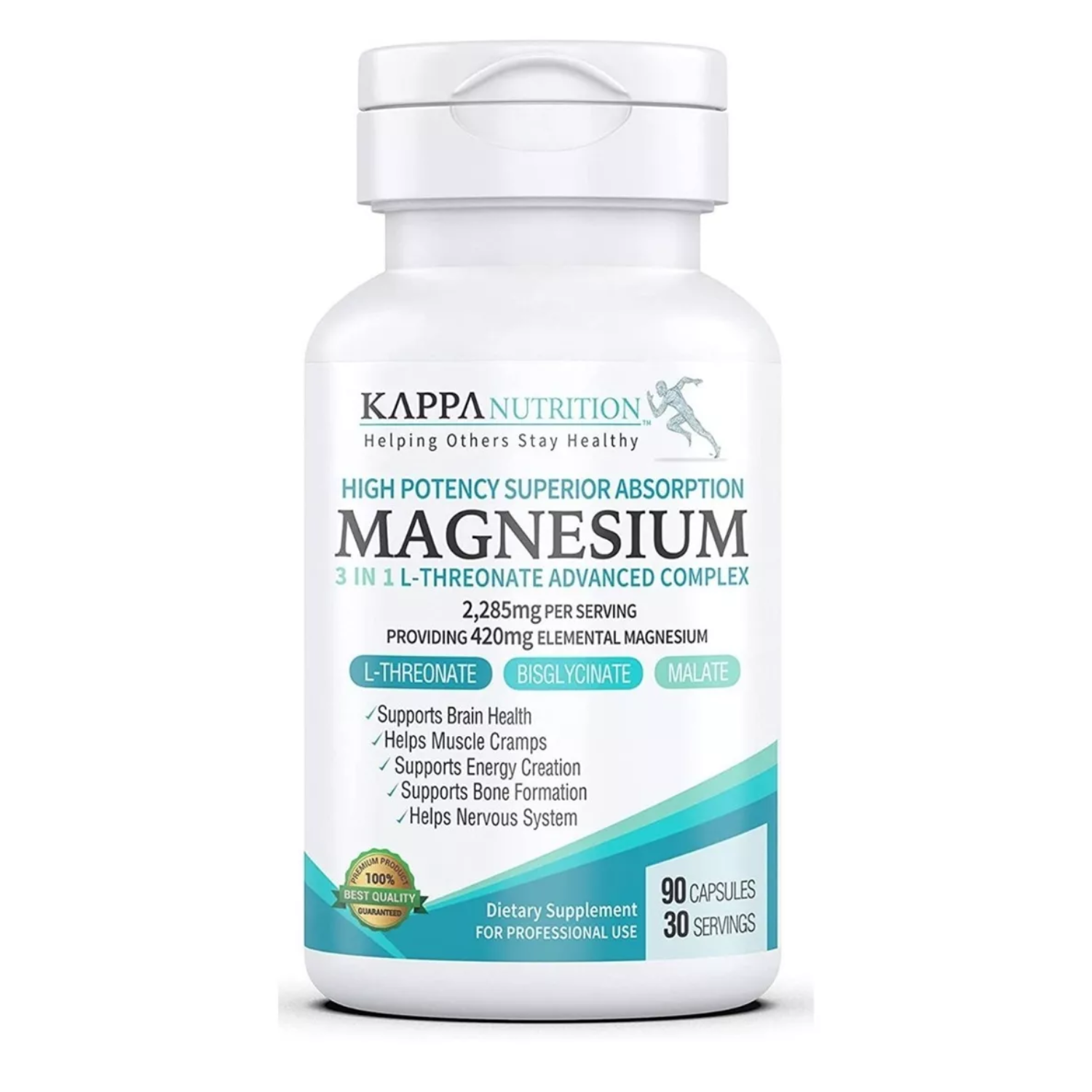 TREONATO DE MAGNESIO 2285 MG 90 CAPSULAS KAPPA NUTRITION