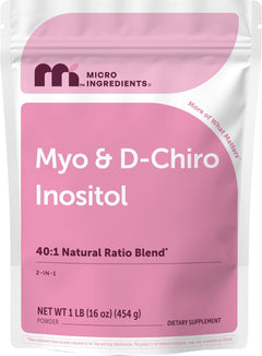 MYO & D CHIRO INOSITOL 2050 MG 221 SERVICIOS 454 GRAMOS MICROINGREDIENTS NO GMO