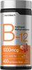 VITAMINA B12 HORBAACH 1,000 MCG 400 TABLETAS SUBLINGUALES