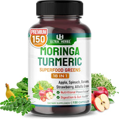 ALIMENTOS SUPERVERDES ULTRA HIERBAS 18,100 MG 150 CAPSULAS SUPER GREENS FOOD ULTRA HERBS