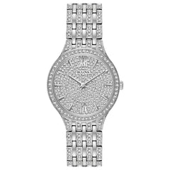 Bulova Women's Silver Crystals 32mm Stainless Steel Watch 96L243