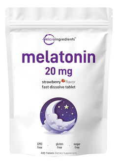 MELATONINA MICROINGREDIENTS 20 MG 400 TABLETAS SUBLINGUALES SIN GMO