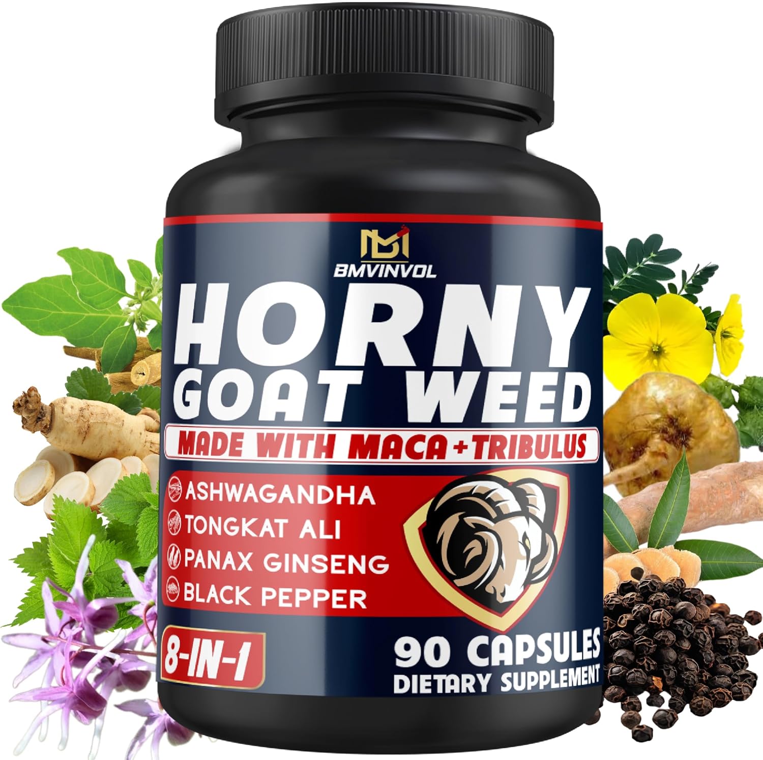 HORNY GOAT WEED 7000 MG 90 CAPSULAS BMVINVOL