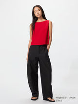 UNIQLO - Jersey Barrel Pants | Pantalones de jersey con cuello tipo barril