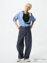 UNIQLO - Jersey Barrel Pants | Pantalones de jersey con cuello tipo barril