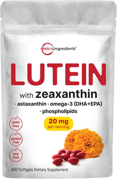 LUTEINA 20 MG MICROINGREDIENTS 400 CÁPSULAS BLANDAS NO GMO