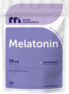 MELATONINA MICROINGREDIENTS 20 MG 400 TABLETAS SUBLINGUALES SIN GMO
