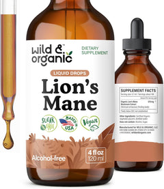 MELENA DE LEON 670 MG WILD ORGANIC 4FLOZ LIQUIDO VEGANO NO GMO