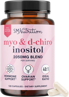 MYO DCHIRO INOSITOL  2050 MG 120 CAPSULAS SMNUTRITION