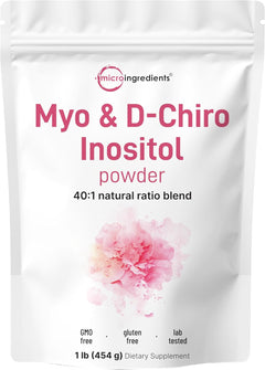 MYO & D CHIRO INOSITOL 2050 MG 221 SERVICIOS 454 GRAMOS MICROINGREDIENTS NO GMO