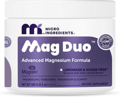 TREONATO Y GLICINATO DE MAGNESIO MAGDUO 3687 MG MICROINGREDIENTS 180 GRAMOS POLVO