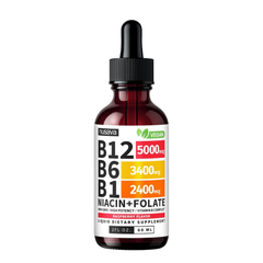 VITAMINA B12 5,000 MCG B6 3,400 MCG B1 2,400 MCG 60 ML SIN GMO NUSAVA