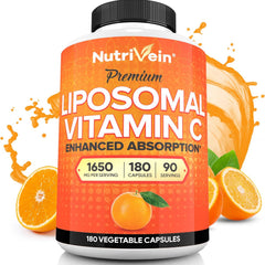 VITAMINA C LIPOSOMAL 1650 MG 180 CAPSULAS VEGETALES NUTRIVEIN