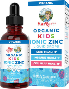 ZINC IÓNICO KIDS 5.5 MG 60 ML SIN GMO VEGANO MARY RUTH´S