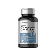 GLUCOSAMINA CONDROITINA MSM CON CURCUMA HORBBAACH 2700 MG 180 TABLETAS GLUCOSAMINE CHONDROITIN MSM WITH TURMERIC