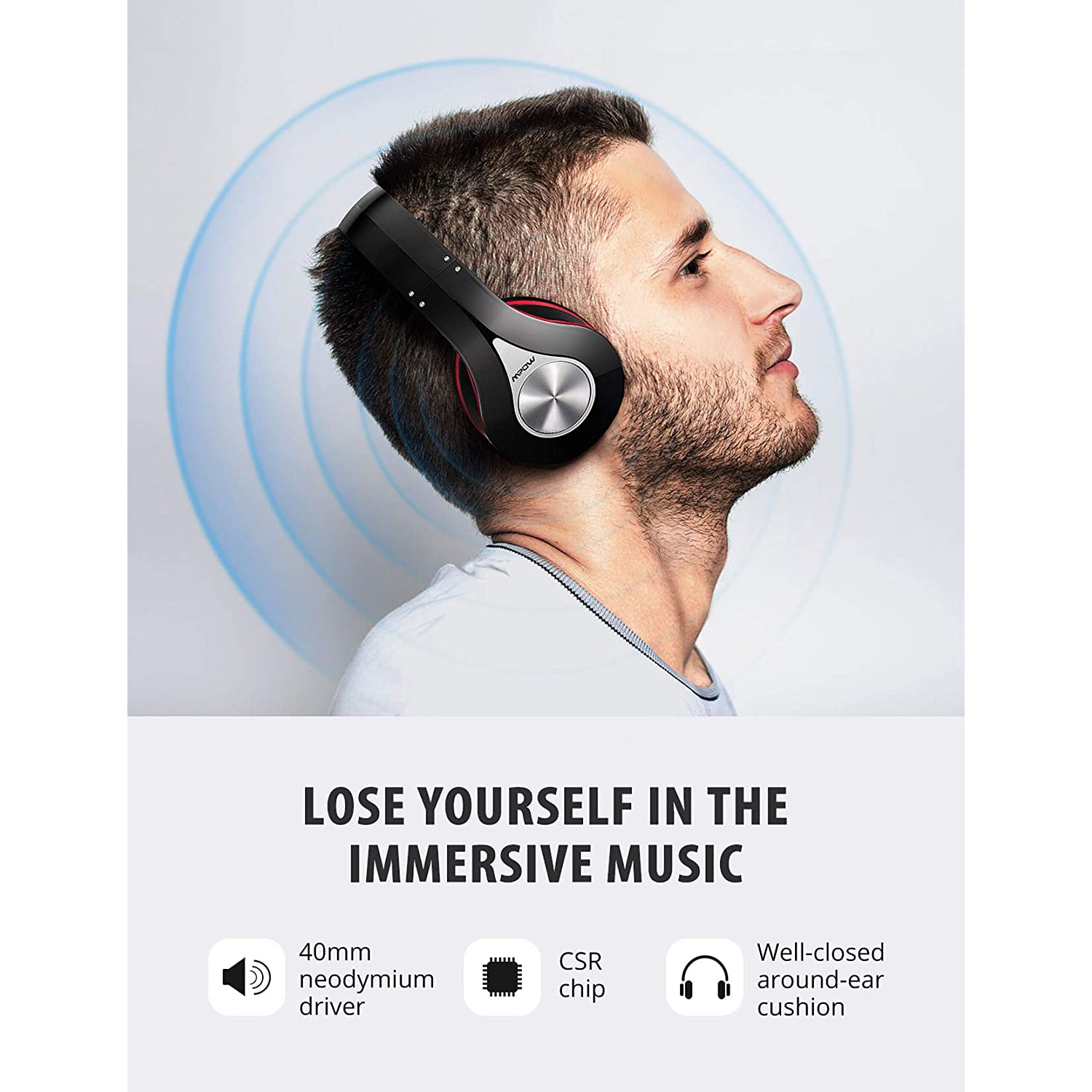 AUDIFONO BLUETOOTH INALAMBRICO MPOW 059