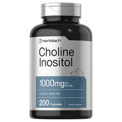 COLINA INOSITOL HORBAACH 1,000 MG 200 CAPSULAS SIN GMO