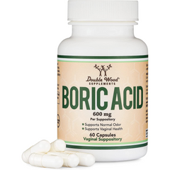 ACIDO BORICO DOUBLE WOOD 600 MG 60 CAPSULAS