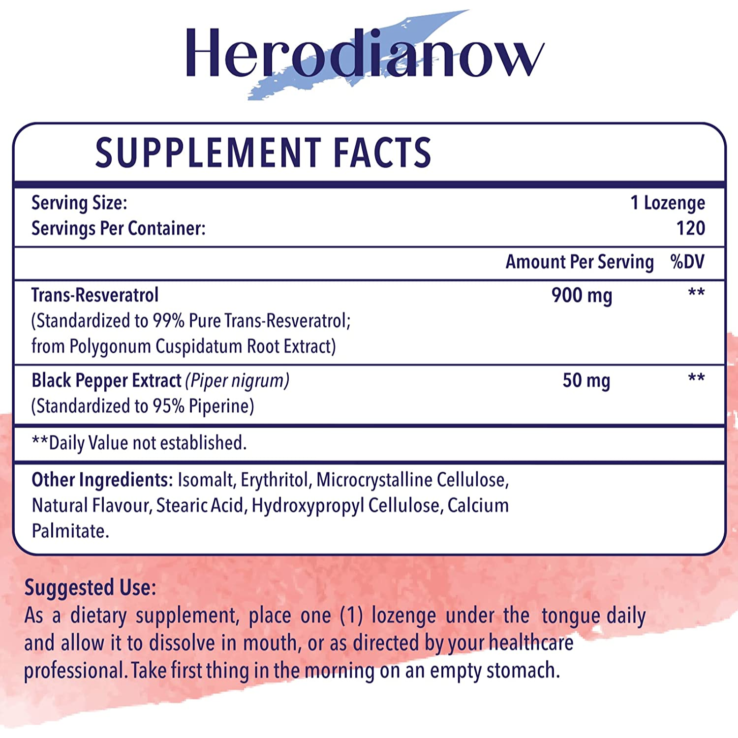 RESVERATROL 900 MG 120 TABLETAS HERODIANOW