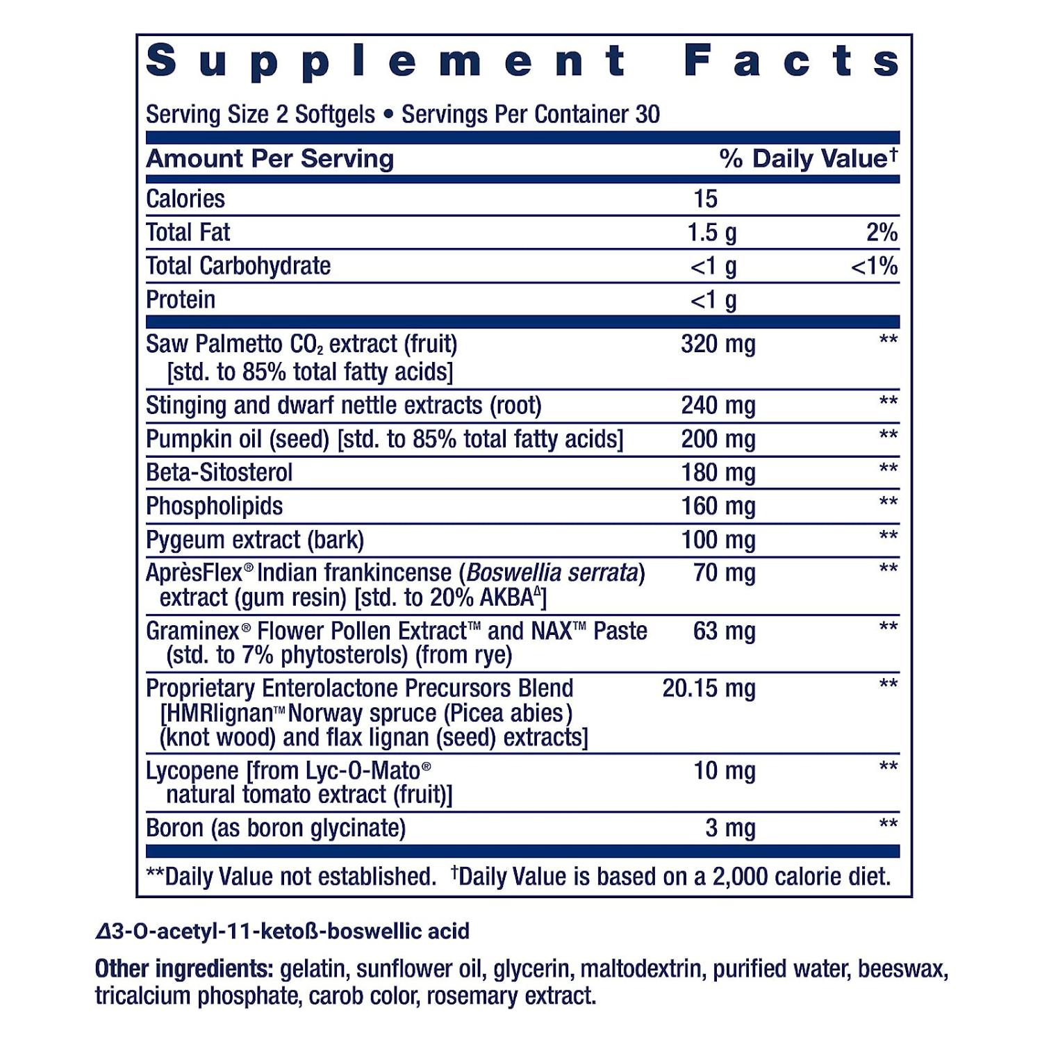 ULTRA PROSTATA FORMULA 1366 60 CAPSULAS BLANDAS  LIFE EXTENSION
